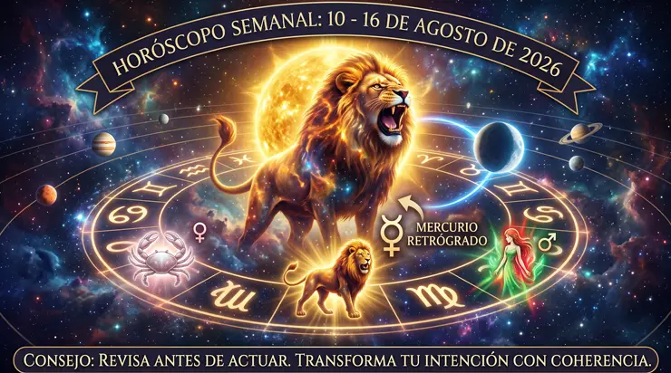 Horóscopo semanal: predicciones del 10 al 16 de agosto de 2026